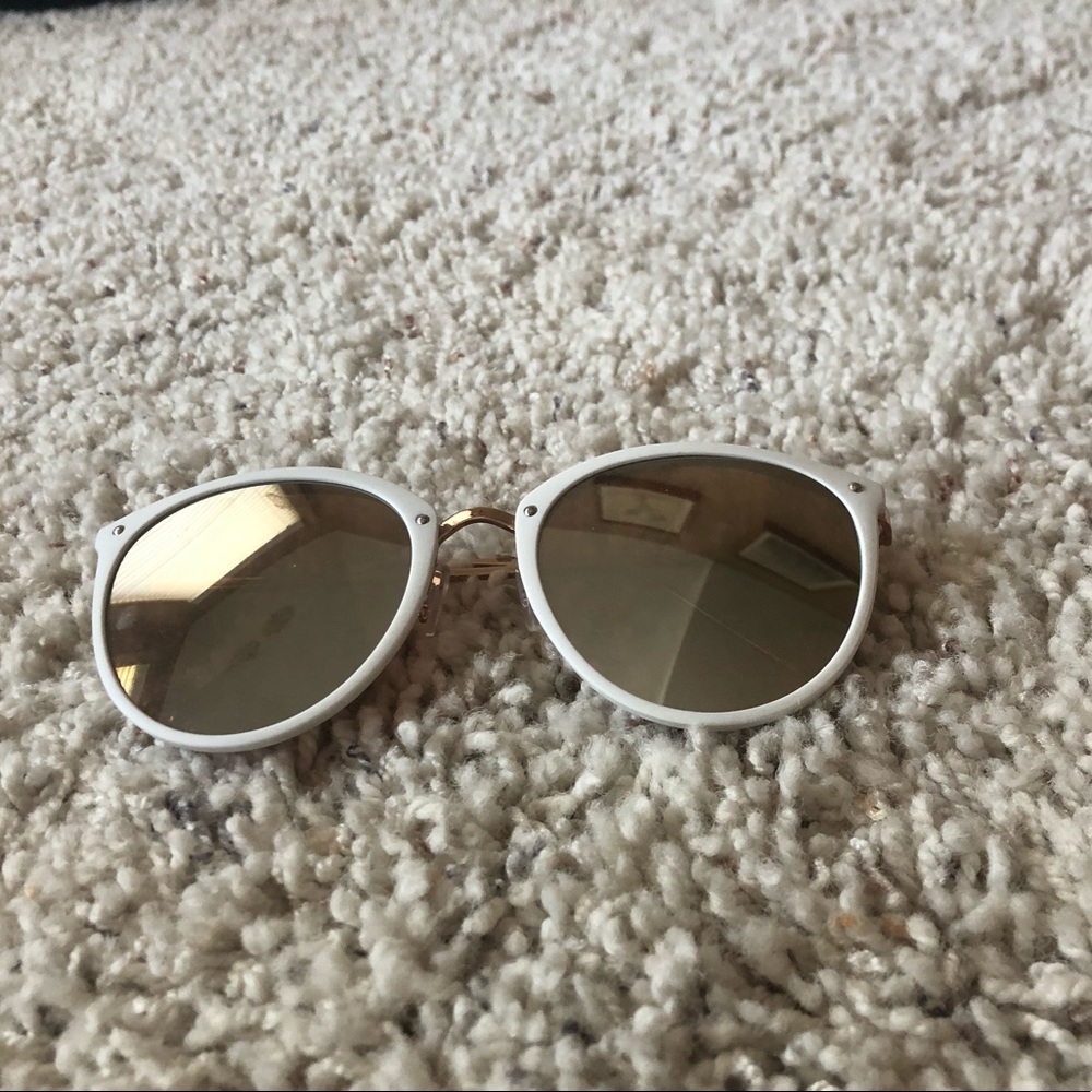 White Francesca’s sunglasses